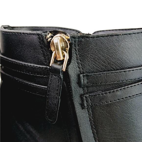 Kate Spade SZ 9.5 Women's Stable Black Leather Bootie - Picture 7 of 9